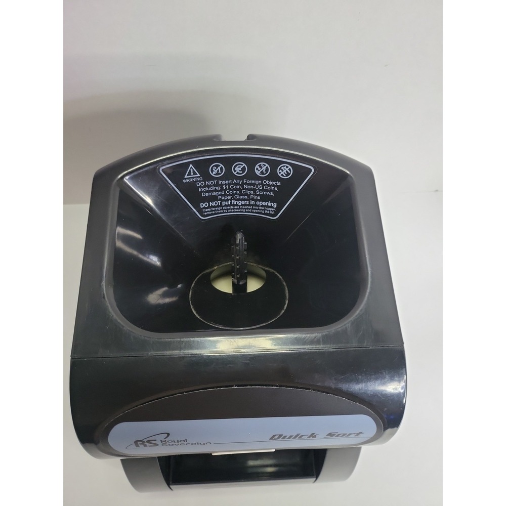 Royal Sovereign QS-1AC Quick Sort Coin Sorter Counter Machine Tested & Works - Picture 5 of 9